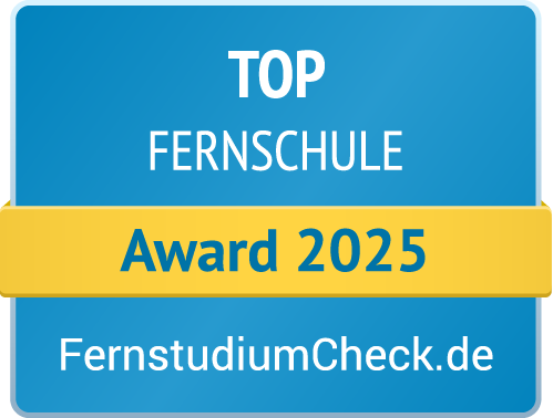 Top Fernschule Award 2025 von FernstudiumCheck.de 